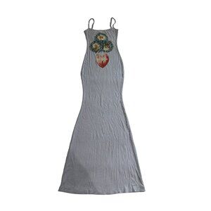 strapless open back dress Boys Lie Room to Grow Dress in Cream
